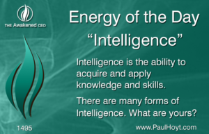 Paul Hoyt Energy of the Day - Intelligence 2017-12-24