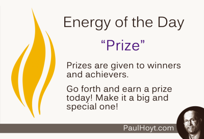 Paul Hoyt Energy of the Day - Prize 2014-08-03