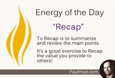 Paul Hoyt Energy of the Day - Recap 2014-08-07