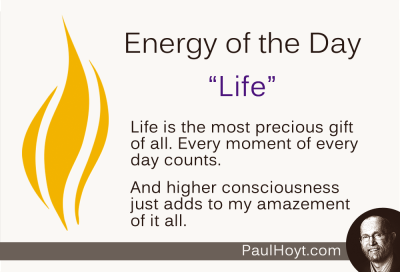How do you comment on the Journey of Life? Words like amazing, fantastic, incredible, awesome, etc. fall short of describing the blessing of it all. Step back, detach, and watch your life with the eyes of a child today, and you will see it too.