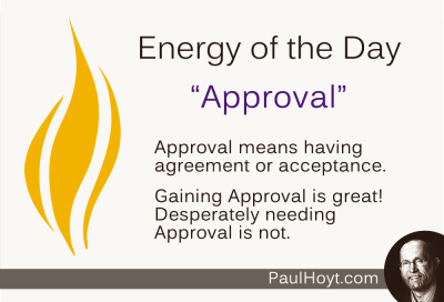 Paul Hoyt Energy of the Day - Approval 2014-11-19