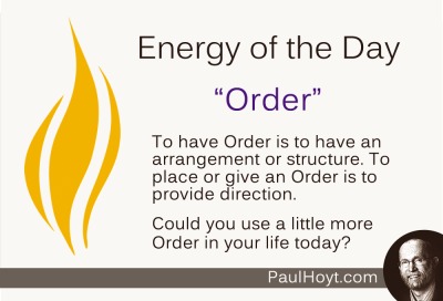 Paul Hoyt Energy of the Day - Order 2014-11-06