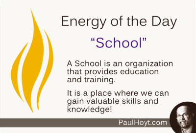 Paul Hoyt Energy of the Day - School 2014-11-18