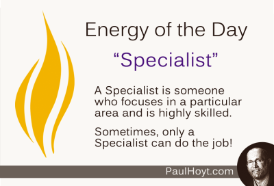 Paul Hoyt Energy of the Day - Specialist 2014-11-22