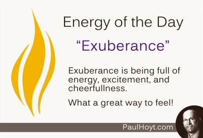 Paul Hoyt Energy of the Day - Exuberance 2014-12-13a