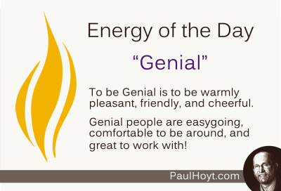 Paul Hoyt Energy of the Day - Genial 2014-12-23a