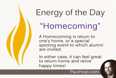 Paul Hoyt Energy of the Day - Homecoming 2014-12-25a