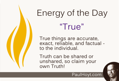 Paul Hoyt Energy of the Day - True 2014-12-27