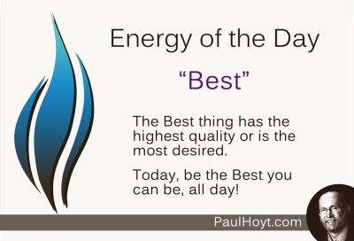 Paul Hoyt Energy of the Day - Best 2015-01-18