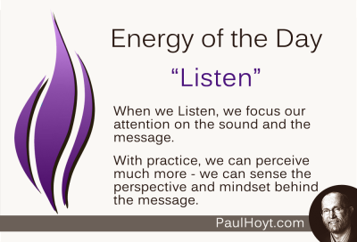 Paul Hoyt Energy of the Day - Listen 2015-02-17