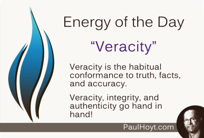 Paul Hoyt Energy of the Day - Veracity 2015-02-13