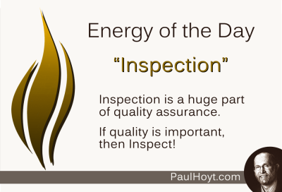 Paul Hoyt Energy of the Day - Inspection 2015-03-05