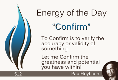 Paul Hoyt Energy of the Day - Confirm 2015-04-17