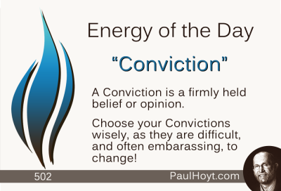 Paul Hoyt Energy of the Day - Conviction 2015-04-07