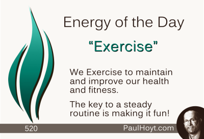 Paul Hoyt Energy of the Day - Exercise 2015-04-25