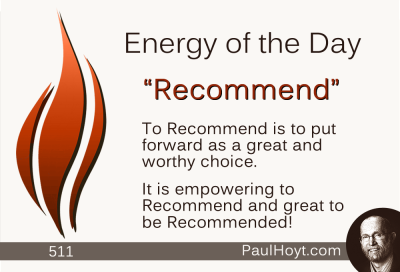 Paul Hoyt Energy of the Day - Recommend 2015-04-19