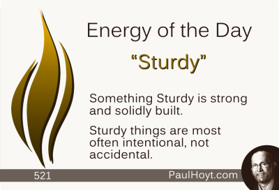 Paul Hoyt Energy of the Day - Sturdy 2015-04-26