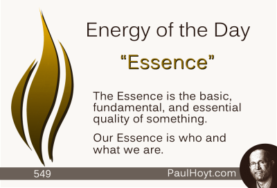 Paul Hoyt Energy of the Day - Essence 2015-05-24