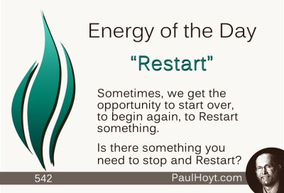 Paul Hoyt Energy of the Day - Restart 2015-05-17