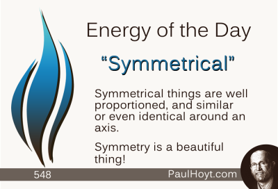 Paul Hoyt Energy of the Day - Symmetrical 2015-05-23