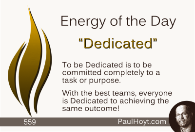 Paul Hoyt Energy of the Day - Dedicated 2015-06-03