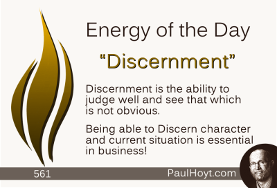 Paul Hoyt Energy of the Day - Discernment 2015-06-05
