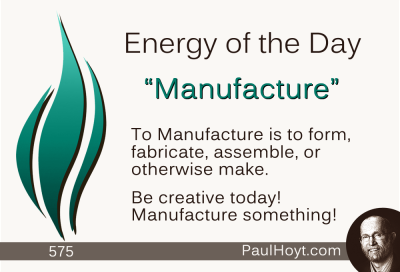 Paul Hoyt Energy of the Day - Manufacture 2015-06-19