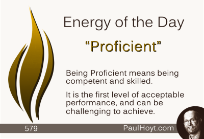 Paul Hoyt Energy of the Day - Proficient 2015-06-23