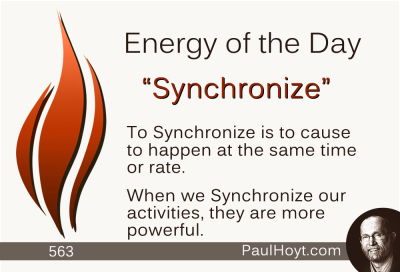 Paul Hoyt Energy of the Day - Synchronize 2015-06-07