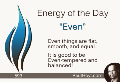 Paul Hoyt Energy of the Day - Even 2015-07-07