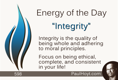 Paul Hoyt Energy of the Day - Integrity 2015-07-12