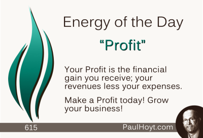 Paul Hoyt Energy of the Day - Profit 2015-07-29