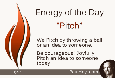 Paul Hoyt Energy of the Day - Pitch 2015-08-30