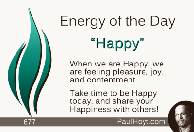 Paul Hoyt Energy of the Day - Happy 2015-09-29