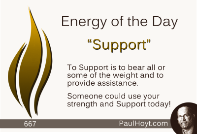 Paul Hoyt Energy of the Day - Support 2015-09-19