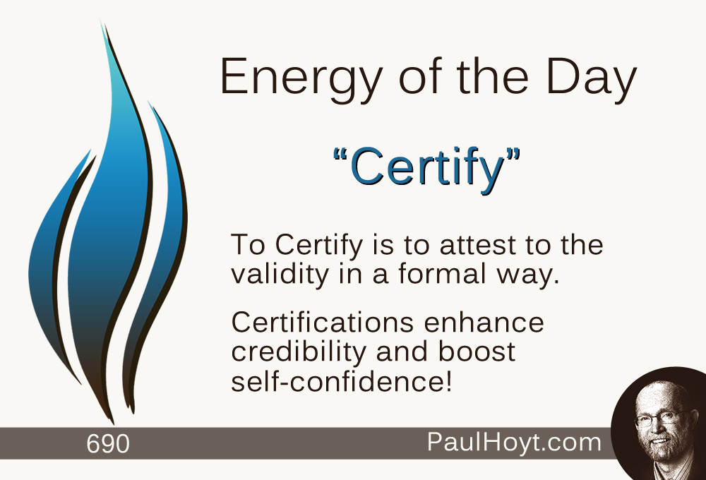 Paul Hoyt Energy of the Day - Certify 2015-10-12