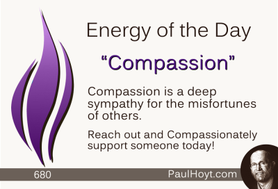 Paul Hoyt Energy of the Day - Compassion 2015-10-02