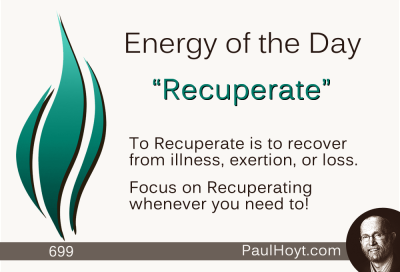 Paul Hoyt Energy of the Day - Recuperate 2015-10-21
