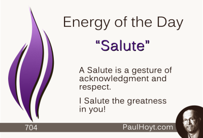 Paul Hoyt Energy of the Day - Salute 2015-10-26