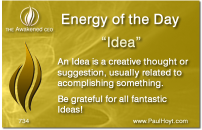 Paul Hoyt Energy of the Day - Idea 2015-11-25