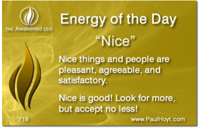 Paul Hoyt Energy of the Day - Nice 2015-11-09