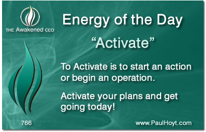 Paul Hoyt Energy of the Day - Activate 2015-12-27