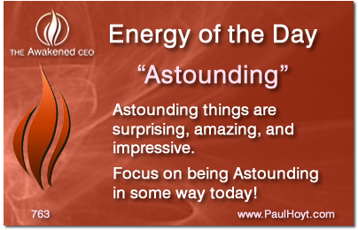 Paul Hoyt Energy of the Day - Astounding 2015-12-24