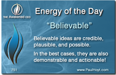 Paul Hoyt Energy of the Day - Believable 2015-12-12
