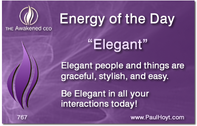 Paul Hoyt Energy of the Day - Elegant 2015-12-28