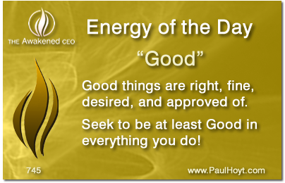 Paul Hoyt Energy of the Day - Good 2015-12-06