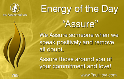 Paul Hoyt Energy of the Day - Assure 2016-01-28