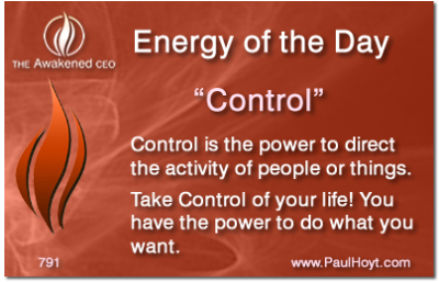 Paul Hoyt Energy of the Day - Control 2016-01-21
