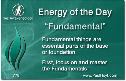 Paul Hoyt Energy of the Day - Fundamental 2016-01-08