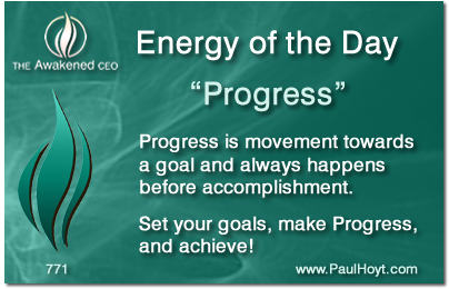 Paul Hoyt Energy of the Day - Progress 2016-01-01